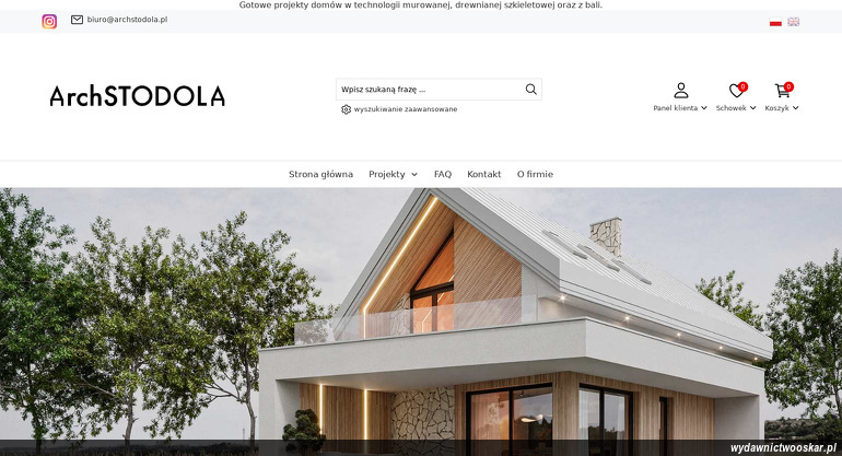Biuro architektoniczne Stodoła Kamila Rusnak strona www