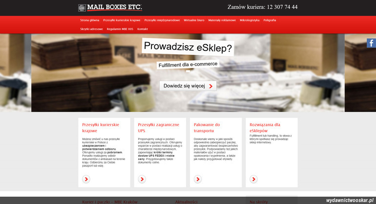 Mail Boxes Etc. 005 strona www