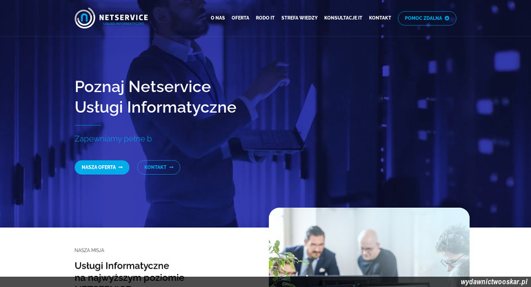 Netservice Usługi Informatyczne Kordian Bulczak strona www
