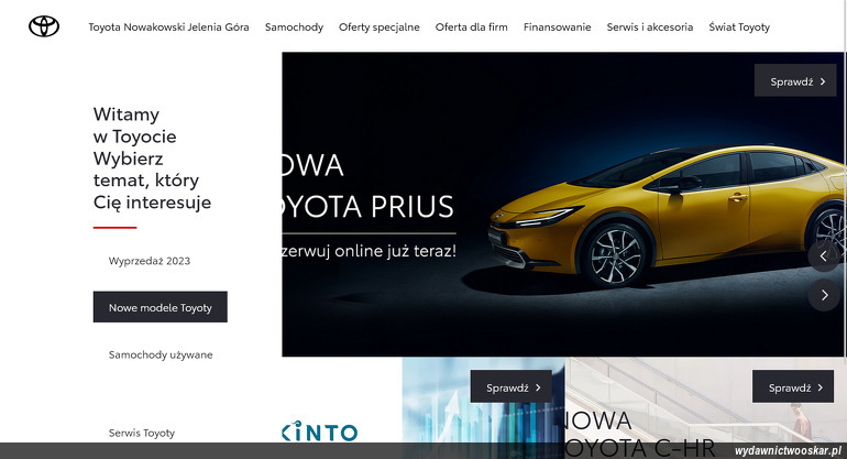 Toyota Nowakowski Jelenia Góra strona www