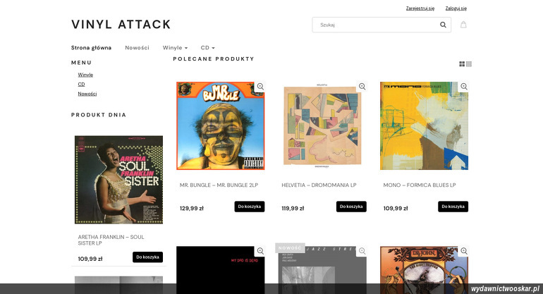 Vinyl Attack Jakub Wojewódzki strona www