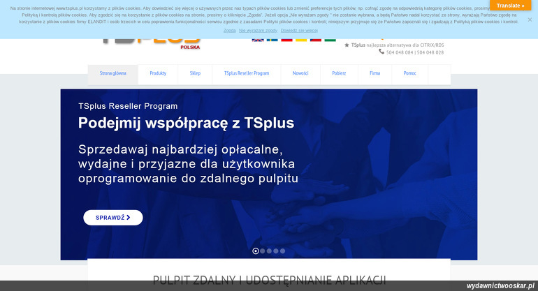 Eland IT Sp. z o.o. TSPlus Eastern Europe strona www