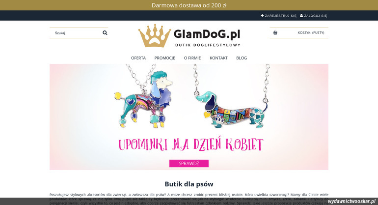 GlamDog.pl strona www