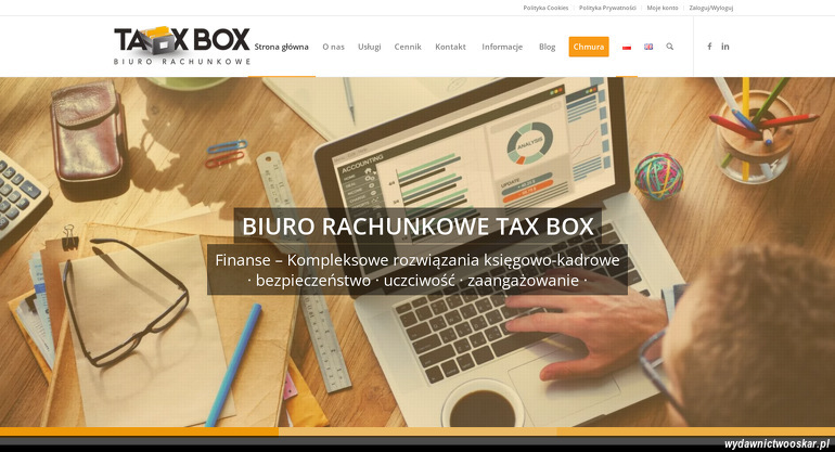 Tax Box Biuro Rachunkowe strona www