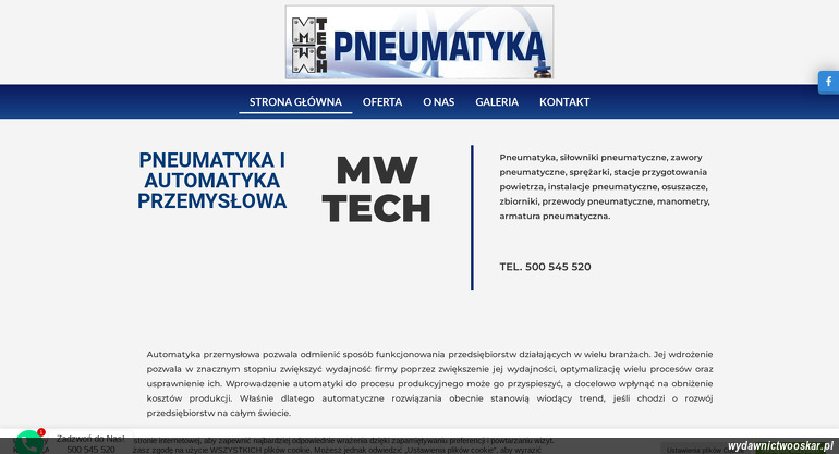 MW-TECH Waldemar Łukiewski strona www