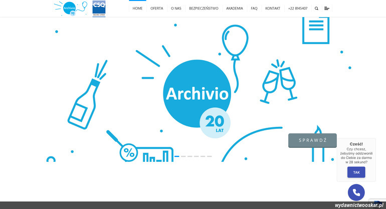 Archivio Sp. z o.o. strona www